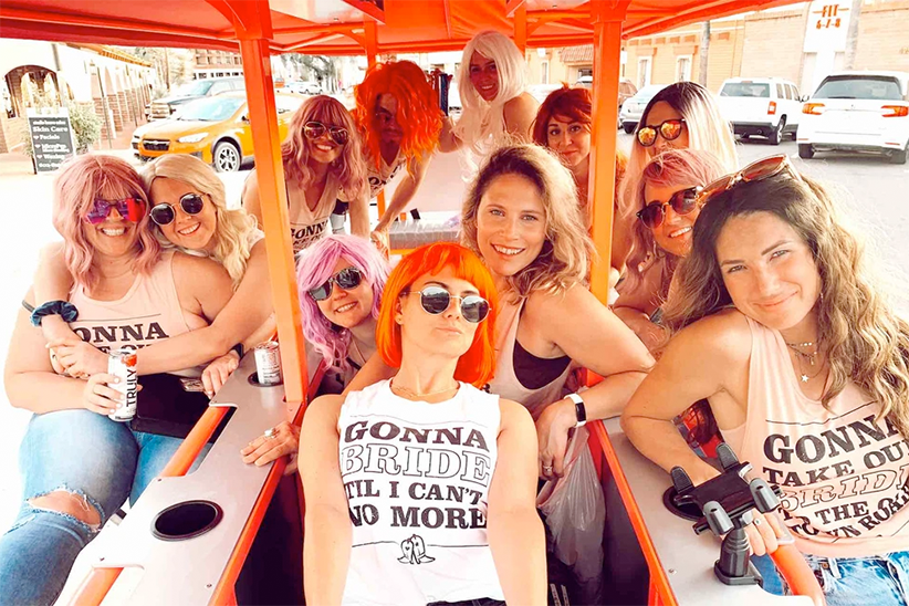 Bachelorette Party on the Party Bike