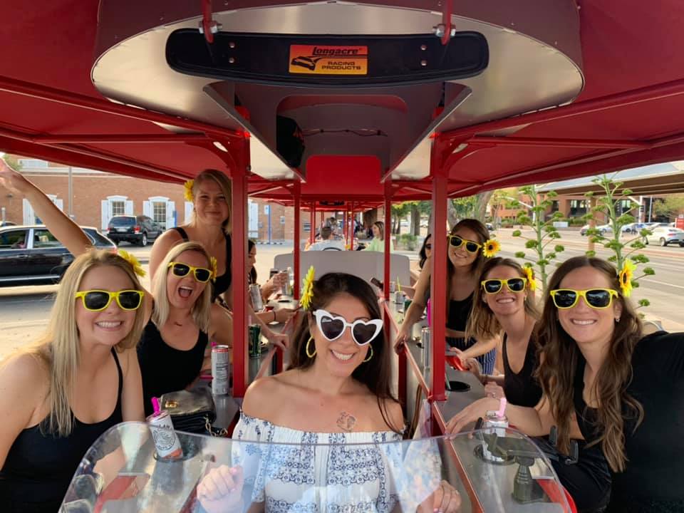 Scottsdale Bachelorette Party on the Party Bike